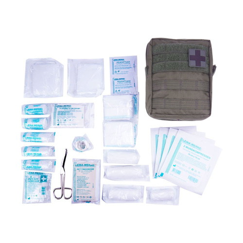 Mil-Tec - Velká 43dílná sada první pomoci MOLLE - OD Green - 16025501