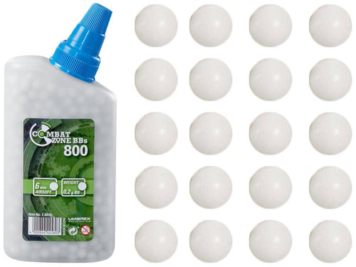 Umarex - Combat Zone Basic ASG BBs - 0,20 g - 800 ks - Bílá - 2.5676 