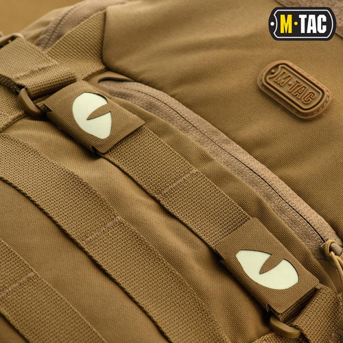 M-Tac - Laserem řezané nášivky Tiger Eyes - pár - Coyote - 51140005