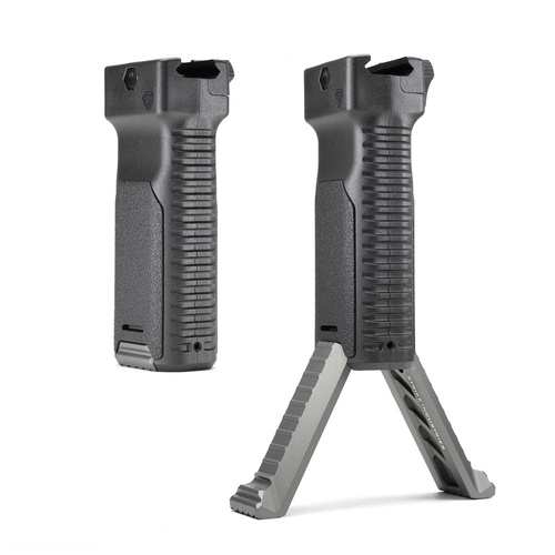Strike Industries - Předpažbí Strike s dvojnožkou - černé - SI-AR-AL-BIPOD-GY