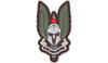 101 Inc - 3D nášivka - Spartan - zelená