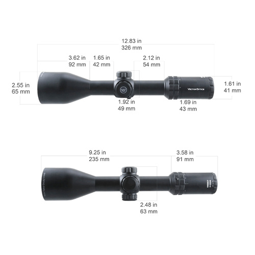 Vector Optics - Puškohled Tauron 3-24x56 ED - SFP - SCOL-55