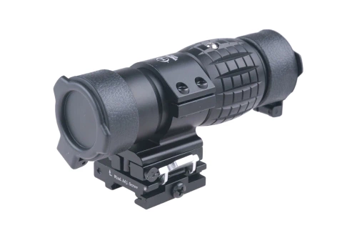 Theta Optics - Lupa 3x35 V2 Red Dot Magnifier - černá - THO-10-011611