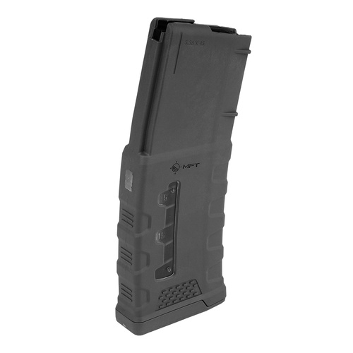 MFT - Polymerový okénkový zásobník Extreme Duty pro AR-15 / M4 - 5,56 x 45 mm/.223 - 30 nábojů - černý - EXDPM556-W-BL