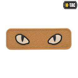M-Tac - 3D PVC nášivka s kočičíma očima - Coyote - 51114005
