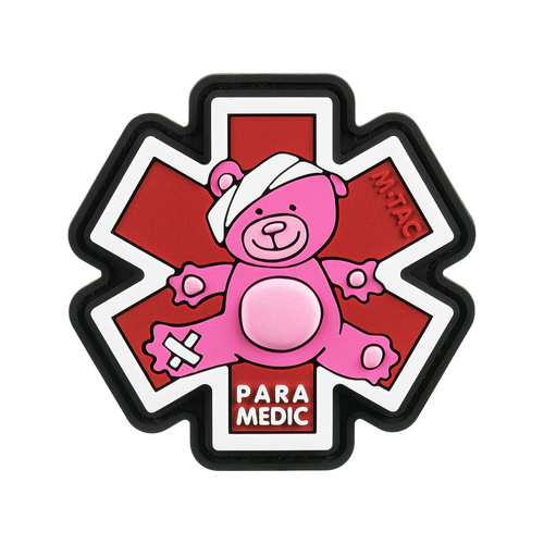 M-Tac - Záchranářská nášivka - 3D PVC - bílá/červená - 51348343
