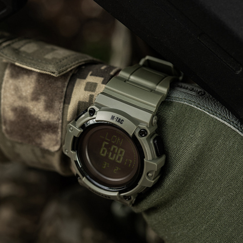 M-Tac - Taktické hodinky s kompasem 2233 - zelená Ranger - 50010001