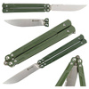 Ganzo - Nůž Balisong Firebird G766 Butterfly - 440C - zelený - G766-GR