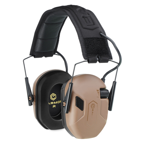 Earmor - M300A Aktivní chrániče sluchu - Coyote Brown - M300A-CB