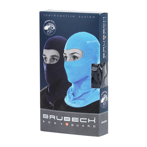 Brubeck - Thermoactive Balaclava Merino Wool - černá - KM10370