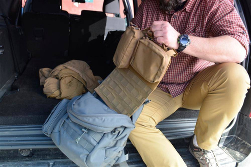 Helikon - Adaptér se suchým zipem Insert MOLLE Adapter 2 - Cordura - Coyote - IN-MA2-CD-11