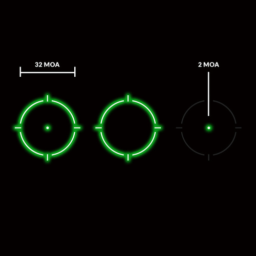 Holosun - HE507C-GR X2 Elite Micro Green Dot Sight s montáží na Picatinny lištu