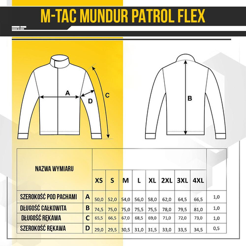 M-Tac - Uniformová mikina Patrol Flex - tmavě olivová - 20028048