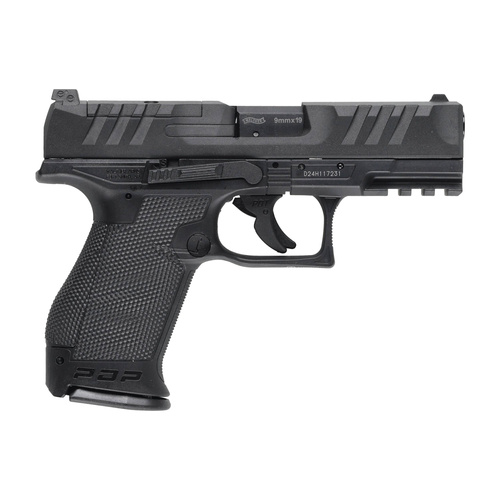 Umarex - Vzduchová pistole Walther PDP Compact 4" 4,5 mm CO2 s červeným bodem Umarex RDS - BB - černá - 5.8433-1