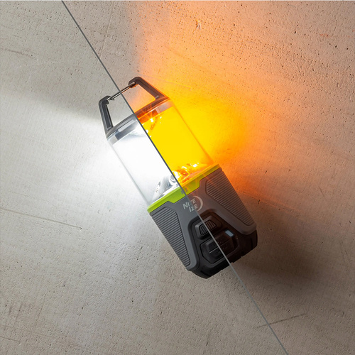 Nite Ize - Nabíjecí kempingové světlo Radiant® RL2™ - 400 lm - šedé / zelené - RL2-17-R8