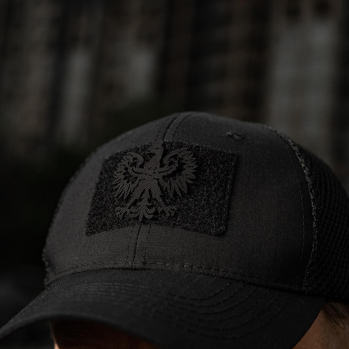 M-Tac - Laserem řezaná nášivka Polish Eagle - Cordura 500D - černá - 51008002