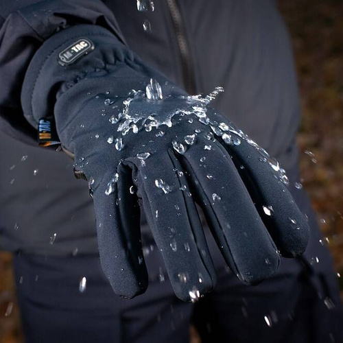 M-Tac - taktické rukavice Soft Shell Thinsulate - tmavě námořnická modrá - 90308015