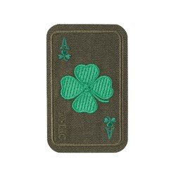 M-Tac - nášivka Lucky Card - Cordura 500D - Clover - Ranger Green - 51391023