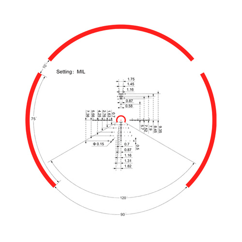 Vector Optics - Puškohled Constantine 1-8x24 RAR - 30 mm - první ohnisková rovina - SCFF-60