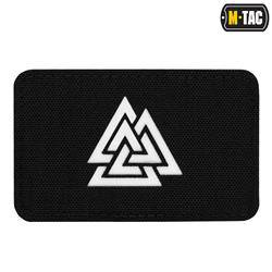 M-Tac - Laserem řezaná vodorovná záplata Valknut - černá - 51164299