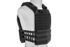 GFC Tactical - Nosič plátů na taktickou vestu - laserový výřez - černý - GFT-18-028656
