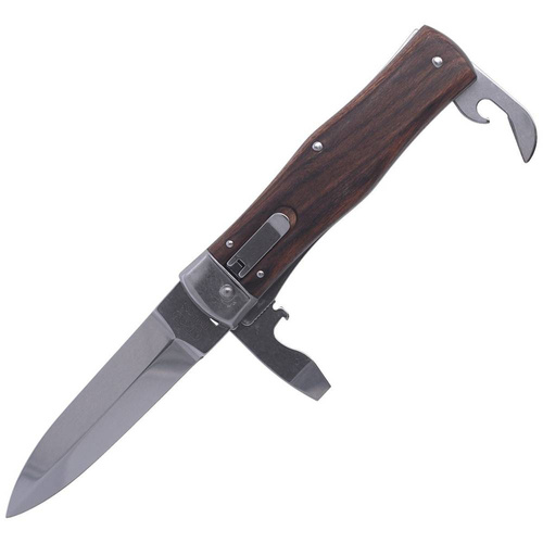 Mikov - Pružinový nůž Predator Palisander 241-ND-3/KP - AISI 420 - černý - 129783