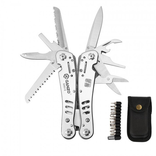 Ganzo - Multitool se sadou bitů - 27 nástrojů - G302-H