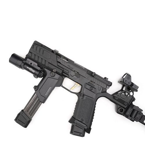 Strike Industries - Štít proti výbuchu Hyper pro pistole SMC Alfa/Bravo - Černý - SI-SMC-BS-S