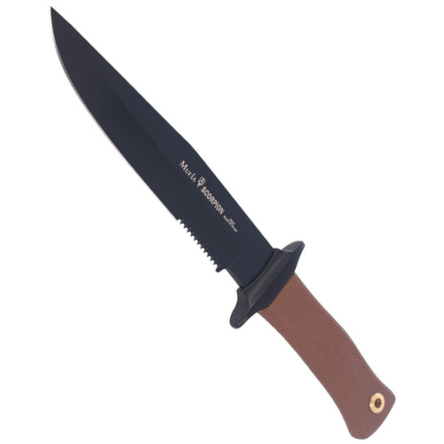 Muela - Taktický nůž s gumovou rukojetí 180 mm - SCORPION-18NM