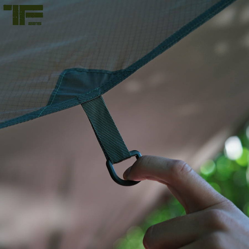 TF-2215 - Turistická plachta - 3x3 m - Wolf Brown - 319562