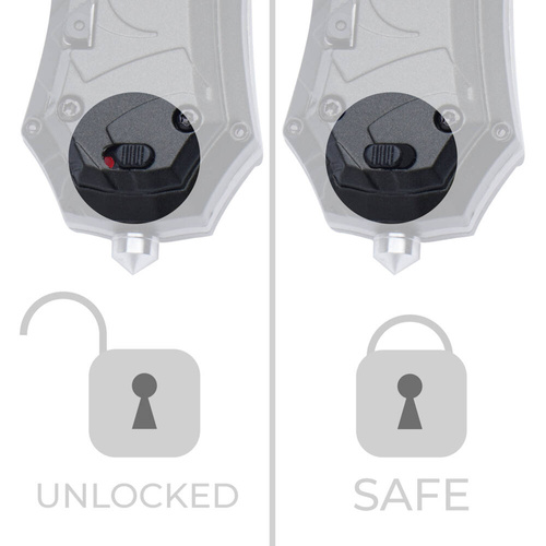 Smith&Wesson - Zavírací nůž s asistovaným otevíráním OTF - AUS-8 - Black - SWOTF9TB