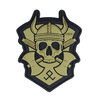101 Inc. - 3D nášivka - Viking se sekerou - zelená