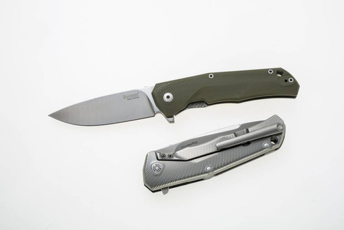 Taktický nůž LionSteel T.R.E. - M390 - zelený - TRE GGR