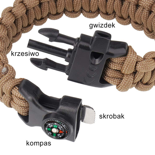 EDCX - Sada pro přežití - 6 prvků - černá - 3306