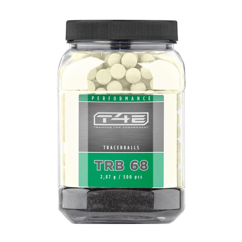Umarex - T4E Performance TRB Tracer Rubber Balls Cal. .68 - 500 ks - fluorescenční - 2.4495
