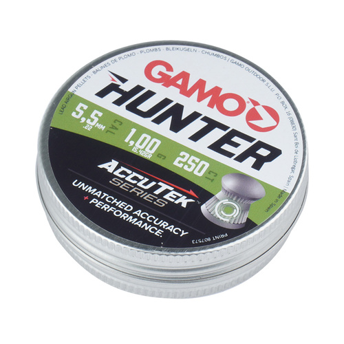 Gamo - AccuTek Hunter Diabolo Pellet - Ráže 5,5 mm - 250 kusů - 6320825-AK