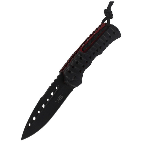 Herbertz Solingen - Zavírací nůž - Drop Point - 95 mm - černý - 208312