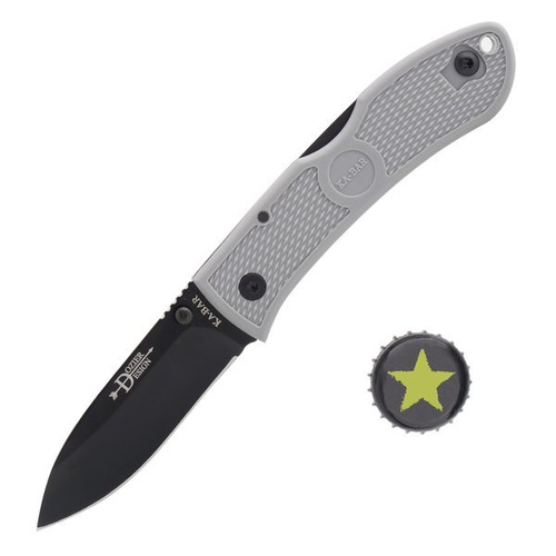 Ka-Bar 4062GY - Zavírací lovecký nůž Dozier - šedý