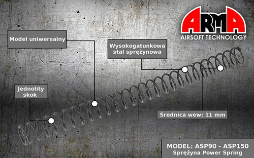 Arma Tech - Power Spring - SP110 - ASP110
