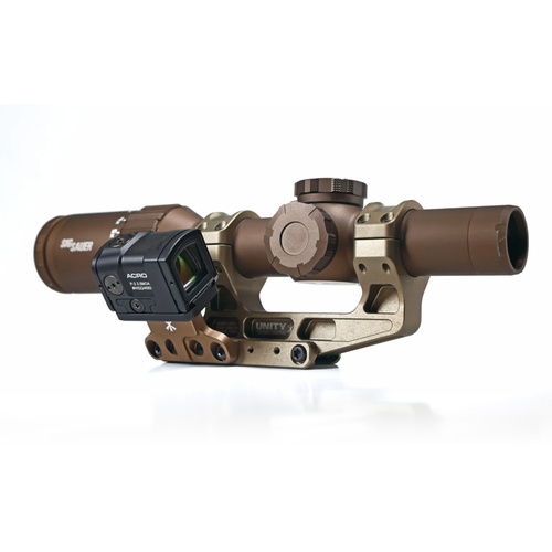 Unity Tactical - Boční držák pro kolimátory FAST Offset Optic Base - Černý - FST-SOBB