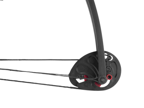 Poe Lang - Kladkový lukostřelec - 15-22 lb - 25" - Černý/Červený - CO-034B