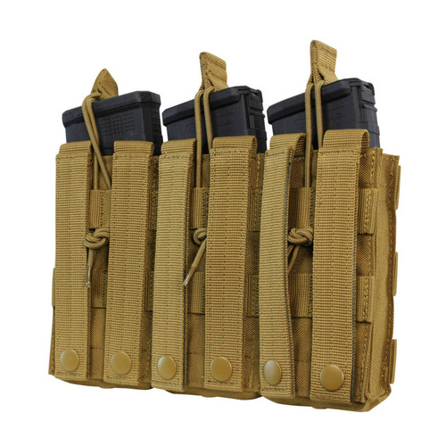 Condor - Otevřené trojité pouzdro na zásobníky M4/M16 - černé - MA27-002