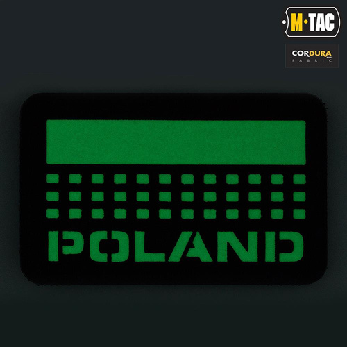 M-Tac - Vlajková nášivka - Polsko 50x80 - Laserem řezaná červeno-bílá - 51006233.