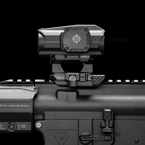 Strike Industries - Držák QD pro kolimátory T1/T2 - Picatiny - Černý - SI-T1-QDRA-BK