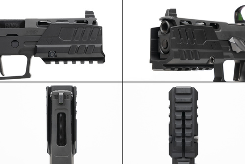 Strike Industries - Štít proti výbuchu pro pistole SMC Alfa/Bravo - Černý - SI-SMC-BS-S