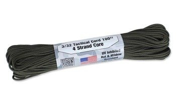 Atwood Rope MFG - Taktická šňůra 3/32 - 2,2 mm - Olive Drab - 100 stop
