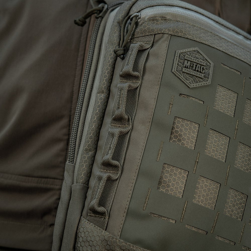 M-Tac - Laserem řezaná šestihranná taška přes rameno - Cordura - Ranger Green - 10241023