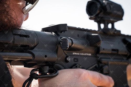 Strike Industries - AR Extended Forward Assist - černý - SI-AR-E-FA-BK
