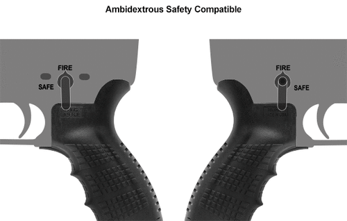 UTG - Ergonomická pistolová rukojeť pro AR-15 - černá - RBUPG01B