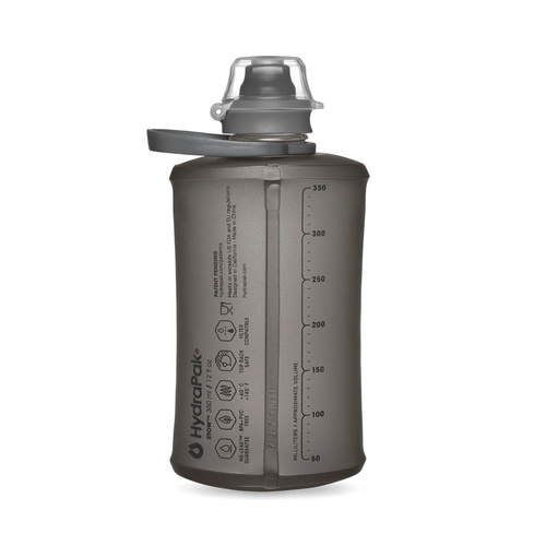 HydraPak - Měkká láhev na vodu - TPU - 350 ml - mamutí šedá - GS340MD